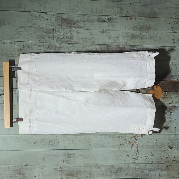 Script linen cropped pants - Picture 4 of 9